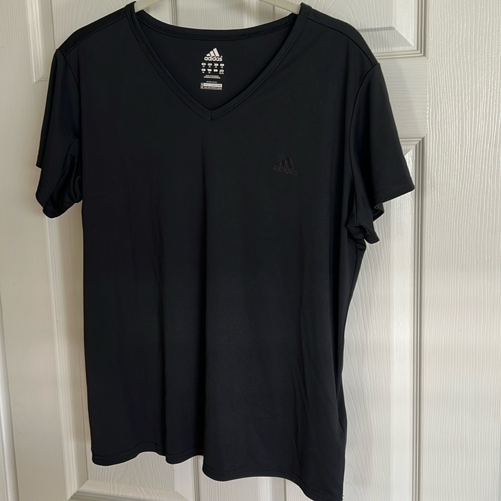 Adidas Athletics XL Blk Short Sleeve Shirt